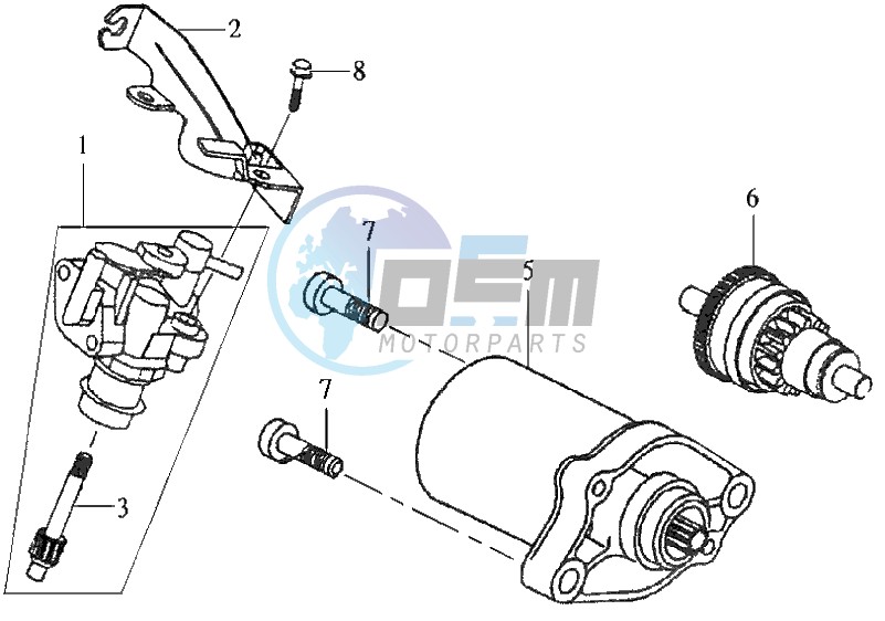 STARTER / OILPUMP