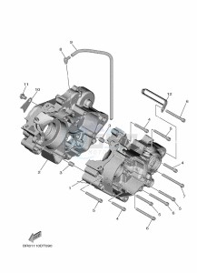 YZ65 (BR86) drawing CRANKCASE