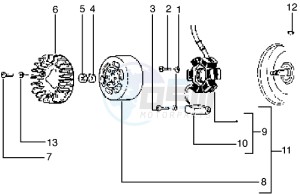 Typhoon 50 drawing Flywheel magneto