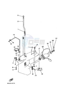 L200F drawing PROPELLER-HOUSING-AND-TRANSMISSION-L150-175-200-