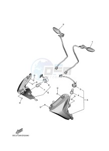 XP530D XP530D-A TMAX DX ABS (BC33) drawing FLASHER LIGHT