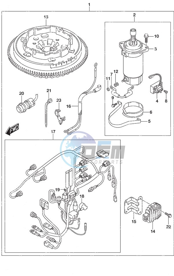 Starting Motor Manual Starter