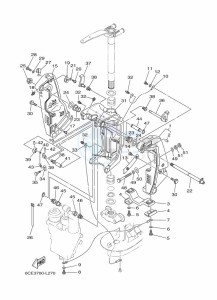 F250DETU drawing FRONT-FAIRING-BRACKET