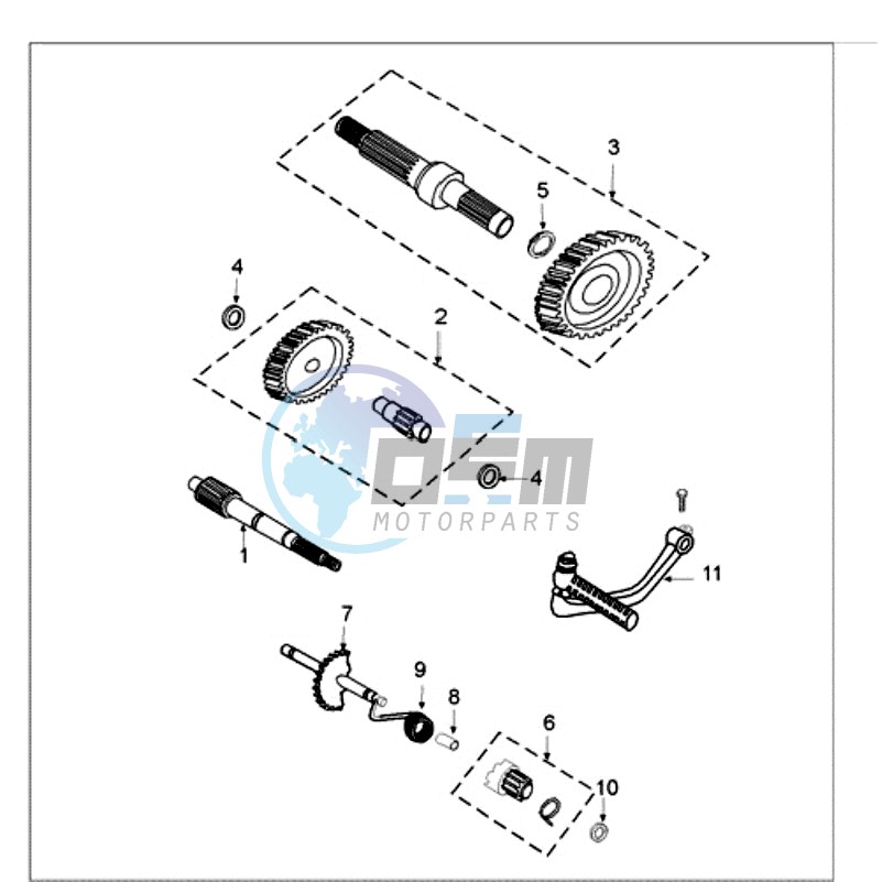 DRIVE SHAFTS / KICKSTARTER