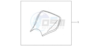 CBR1000RRA UK - (E / HRC MKH) drawing E-SEAT