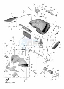 YZF1000D YZF-R1M (B4S1) drawing FUEL TANK