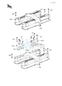 KZ 750 L [L3] drawing CYLINDER HEAD COVER