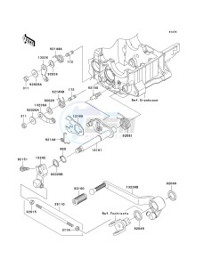 ZR 1200 A [ZX 1200 R] (A1-A3) drawing GEAR CHANGE MECHANISM