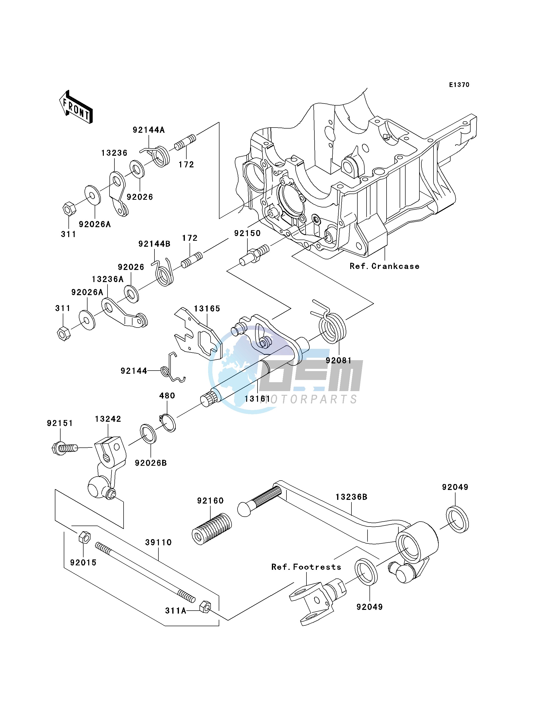 GEAR CHANGE MECHANISM