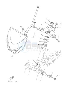 YZ85LW (1SND 1SNF 1SPD 1SPF) drawing STEERING