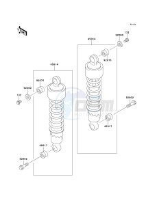 EN 500 C [VULCAN 500 LTD] (C10) C10 drawing SUSPENSION_SHOCK ABSORBER