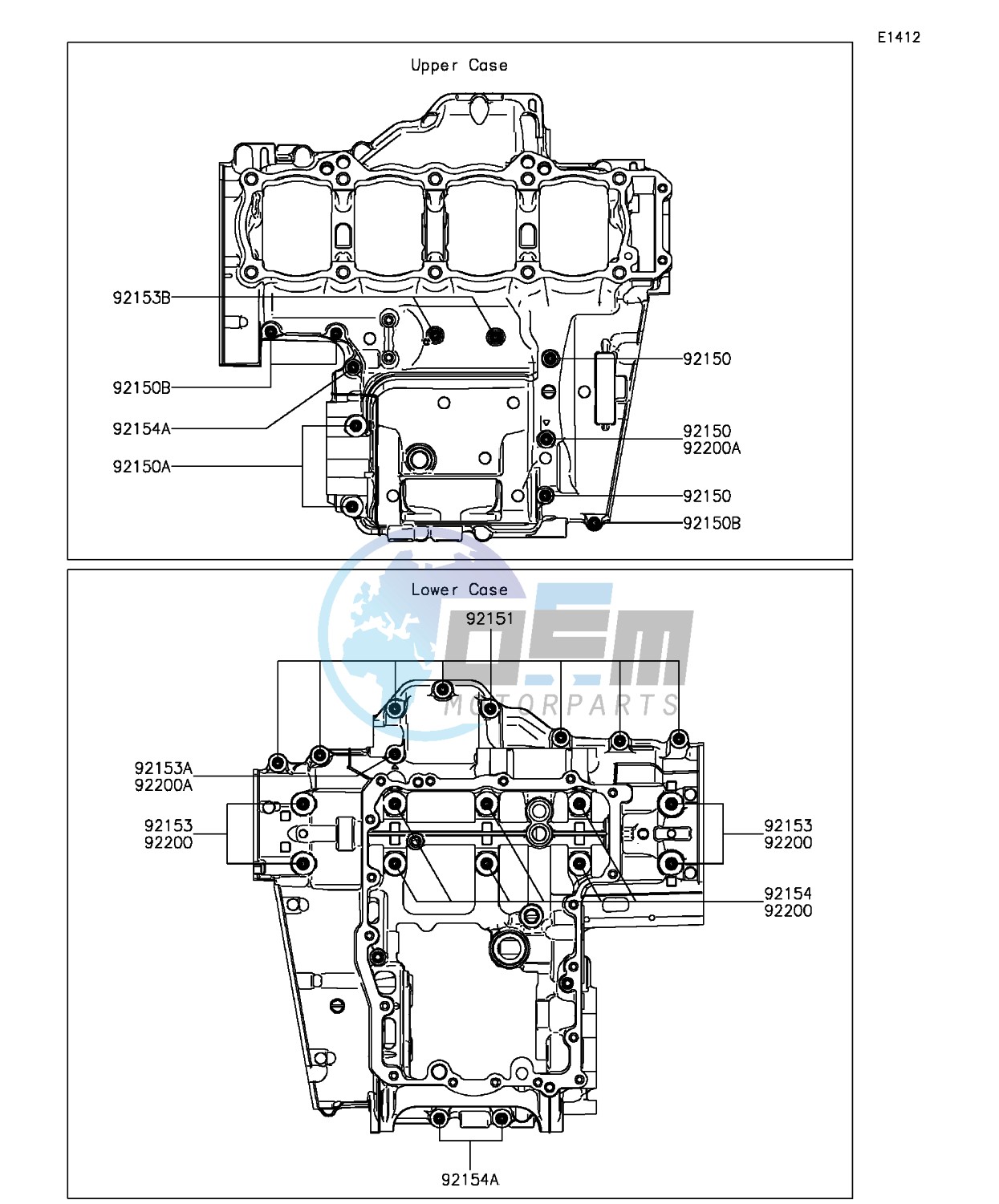 Crankcase Bolt Pattern