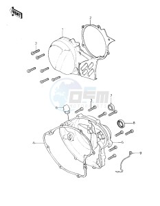 KX 80 C [KX80] (C1) [KX80] drawing ENGINE COVERS -- 81 KX80-C1- -