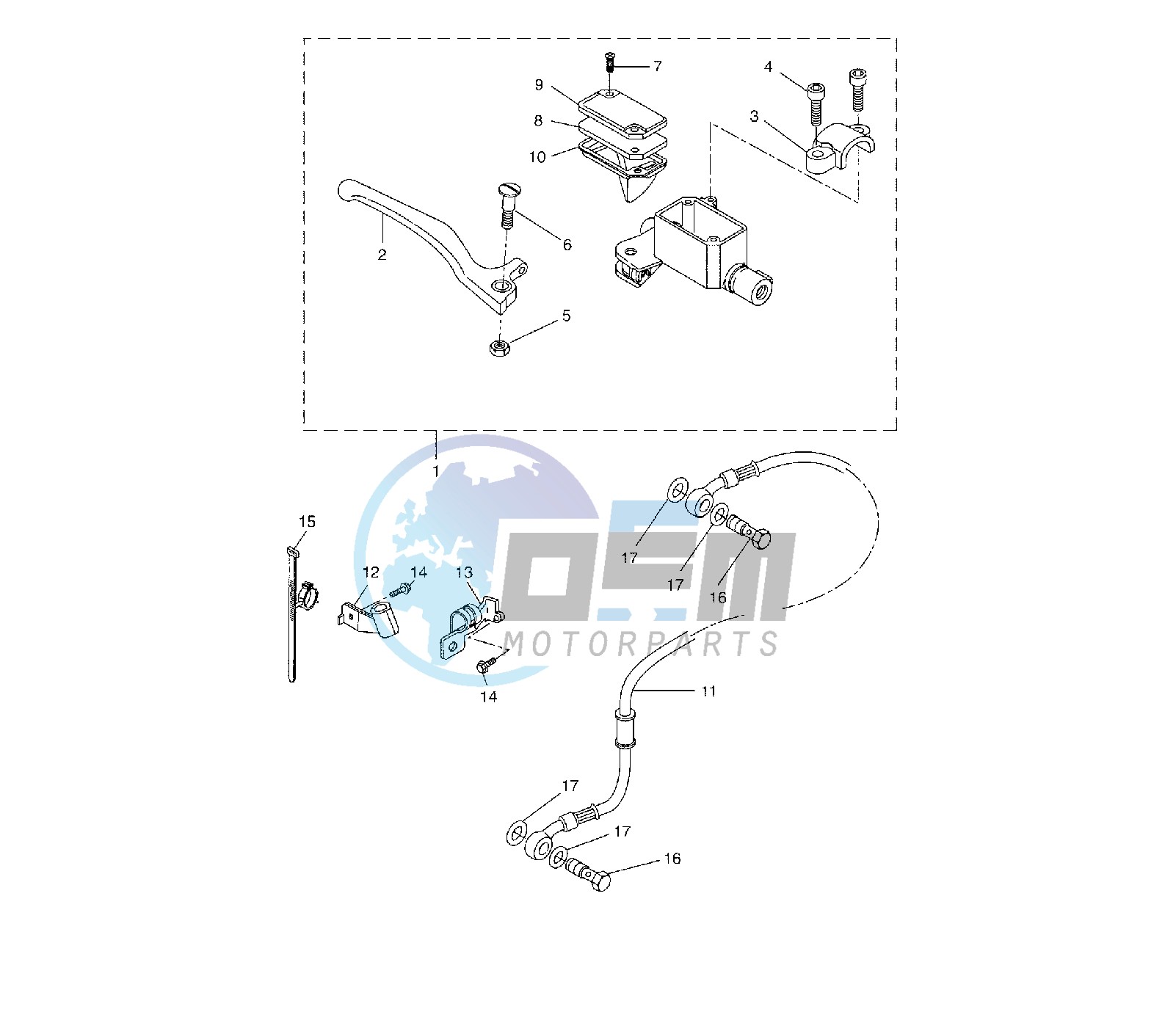 FRONT MASTER CYLINDER