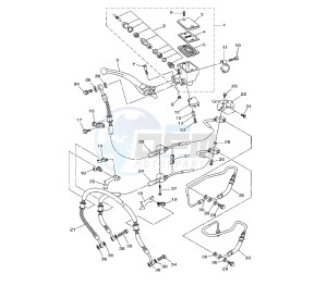 XJ6-FA DIVERSION ABS 600 drawing FRONT MASTER CYLINDER