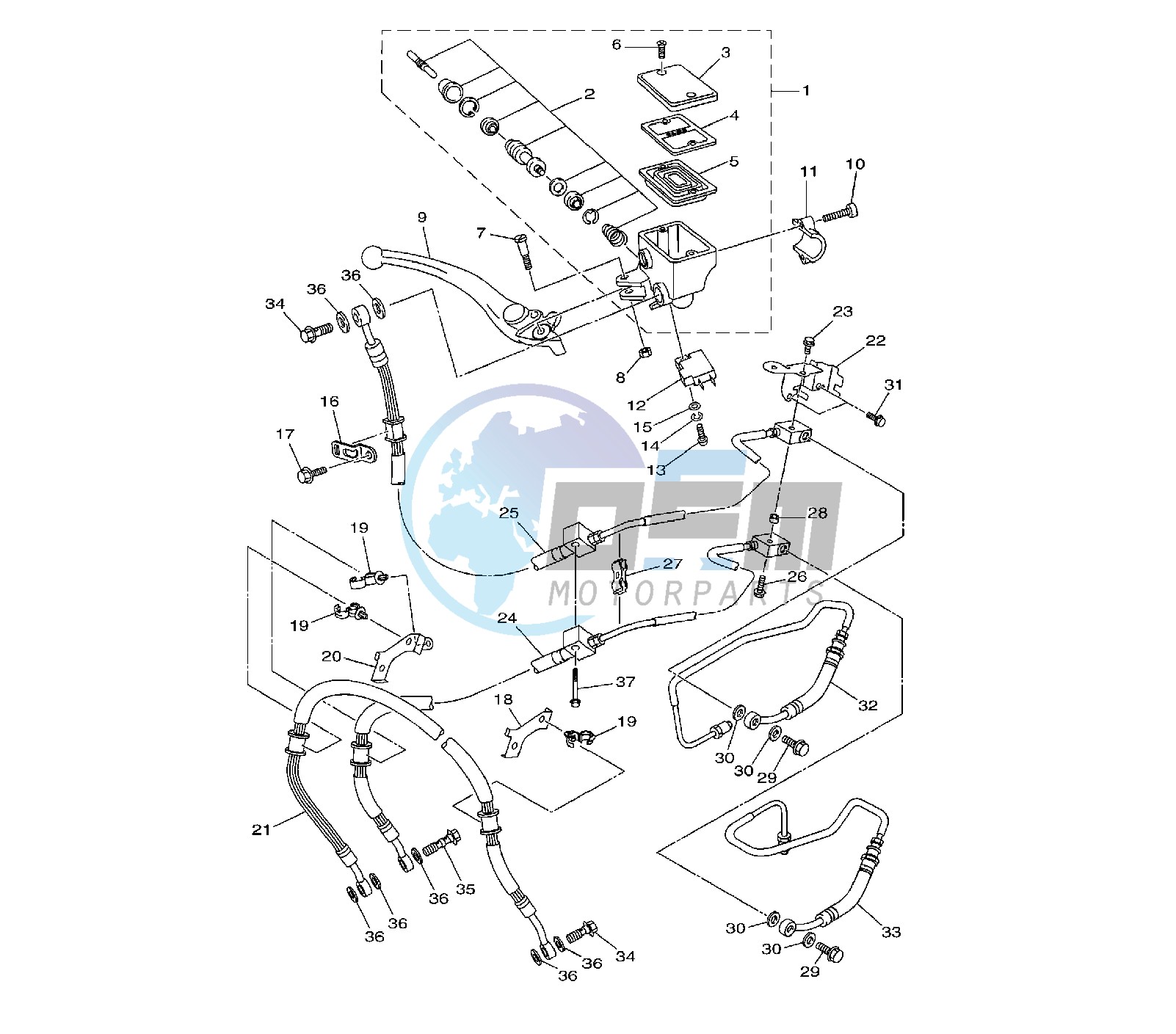 FRONT MASTER CYLINDER