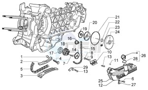 X8 125 PM36200-PM36300 drawing Pump group-oil pan