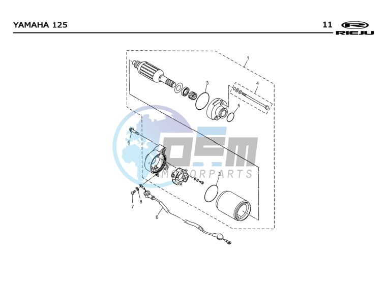 WHEEL - BRAKES  Yamaha 125 4t Euro 2