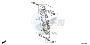 TRX420TE1H Europe Direct - (ED) drawing REAR CUSHION