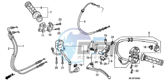 HANDLE LEVER/SWITCH/CABLE