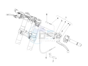 RS 125 RS REPLICA 4T E4 ABS (APAC) drawing Clutch control