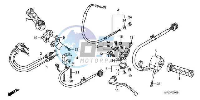 HANDLE LEVER/SWITCH/CABLE