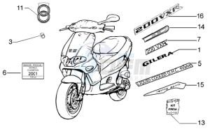 Runner 200 VXR 4t drawing Emblems