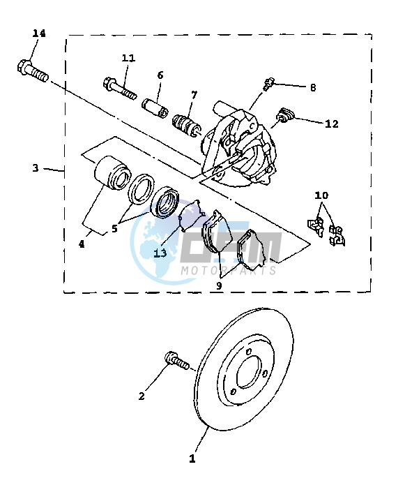 FRONT BRAKE CALIPER