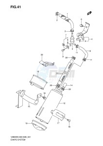 VZ800 (E3-E28) MARAUDER drawing EVAP SYSTEM (MODEL K5 K6 K7 K8 E33)