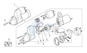 California Black Eagle 1100 drawing Starter motor