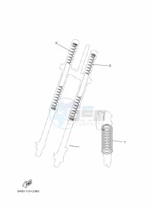 YZ85LW (B0G1) drawing ALTERNATE FOR CHASSIS