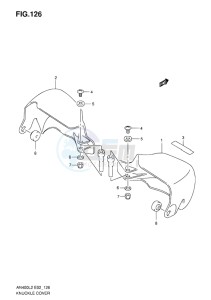 AN400Z ABS BURGMAN EU-UK drawing KNUCKLE COVER