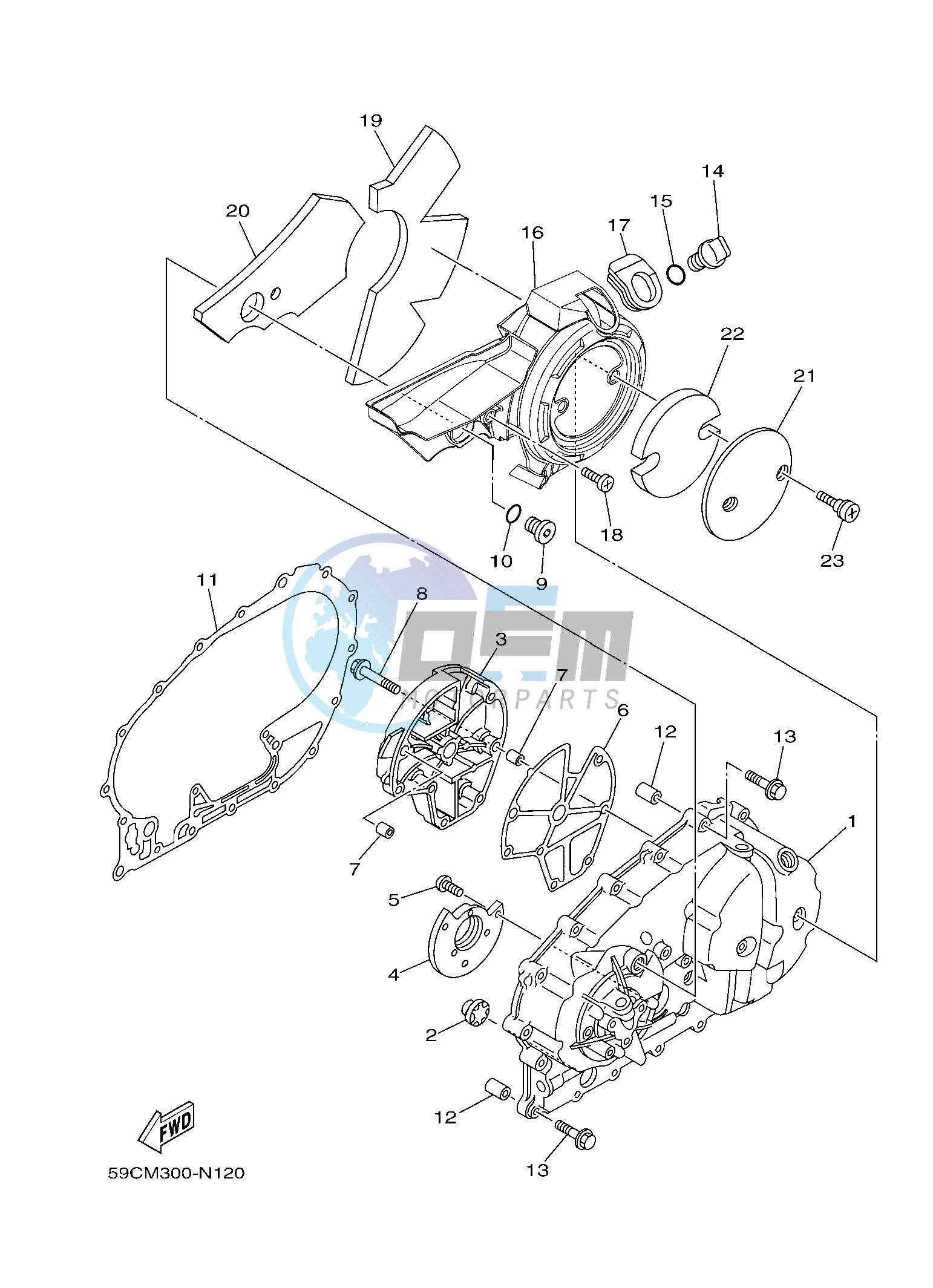 CRANKCASE COVER 1