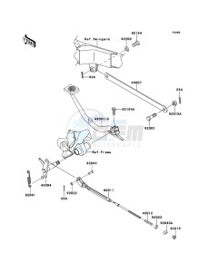 W800 EJ800AEF GB XX (EU ME A(FRICA) drawing Brake Pedal