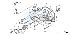 XL125VA EU / CMF - (EU / CMF) drawing RIGHT CRANKCASE COVER