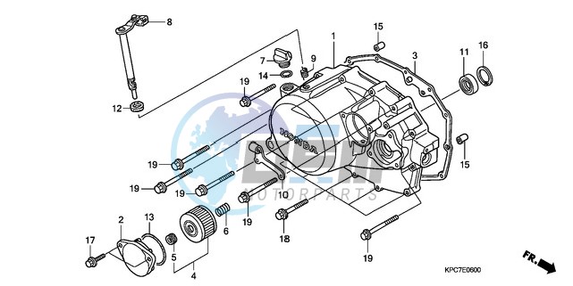 RIGHT CRANKCASE COVER