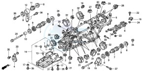 TRX650FA drawing FRAME BODY