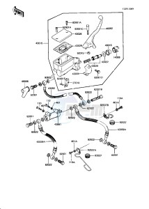 KZ 750 N [SPECTRE] (N1-N2) [SPECTRE] drawing FRONT MASTER CYLINDER