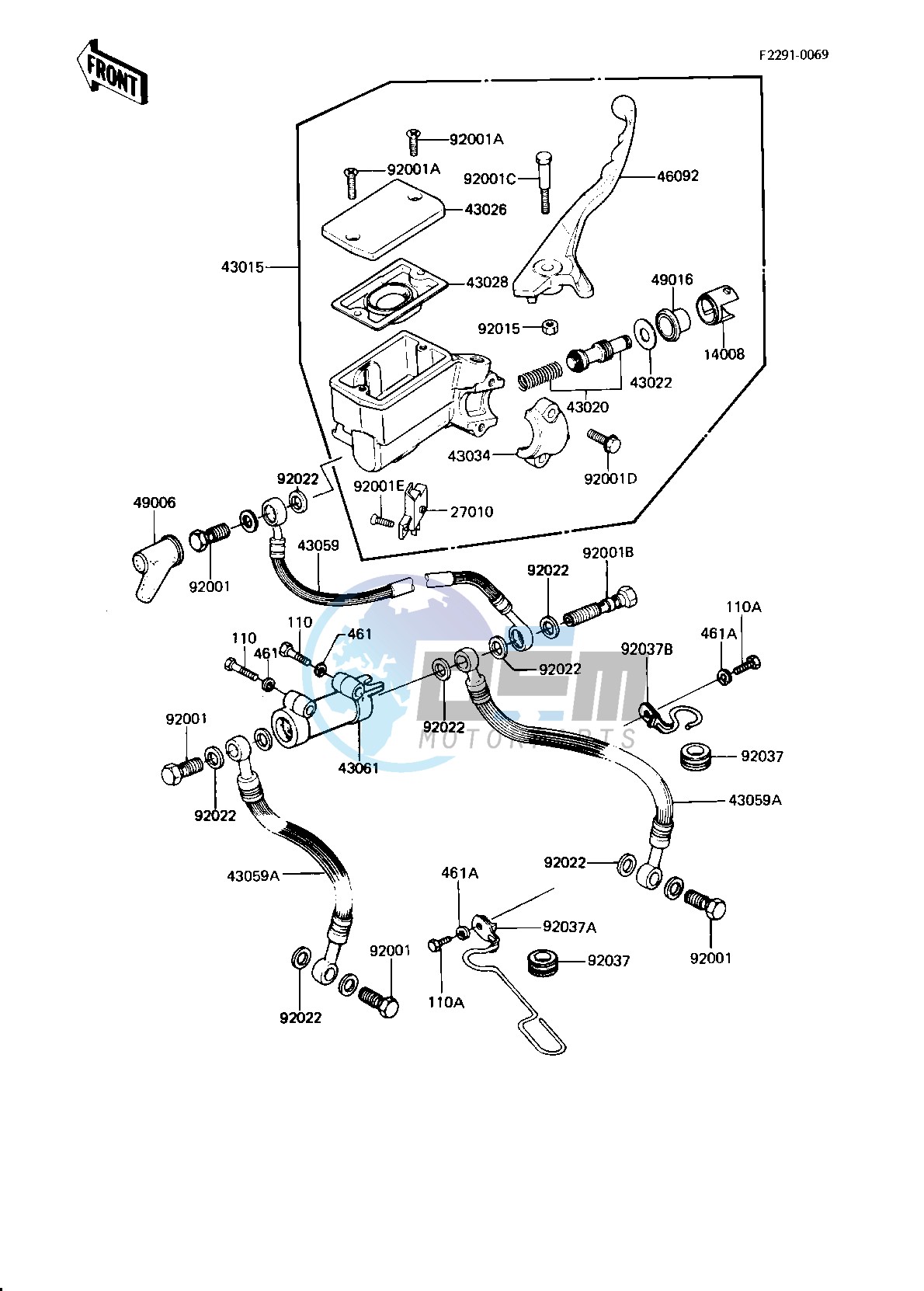 FRONT MASTER CYLINDER