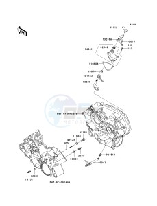 KVF 750 D [BRUTE FORCE 750 4X4I] (D8F-D9F) D9F drawing GEAR CHANGE MECHANISM