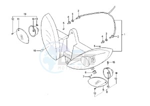 X9 200 drawing Head lamp