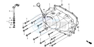 VT750CD3 drawing RIGHT CRANKCASE COVER