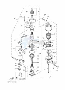 FL150AET2X drawing STARTER-MOTOR