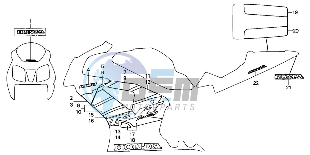 MARK/STRIPE (VTR1000SPY/1 /2-CM)