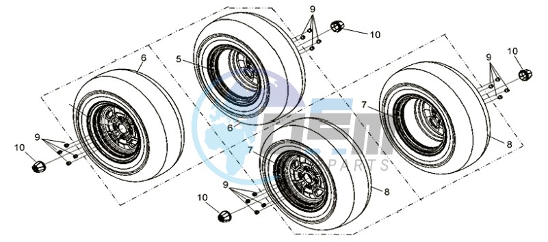 FRONT WHEEL / REAR WHEEL