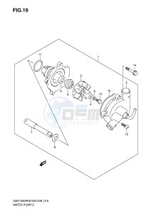 GSX1300R (E3-E28) Hayabusa drawing WATER PUMP