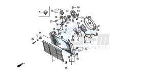 ST1100A drawing RADIATOR