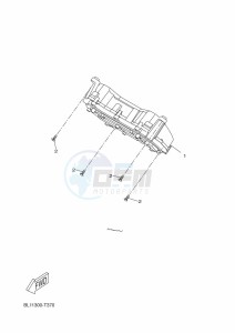 CZD300-A XMAX 300 (BY37) drawing METER