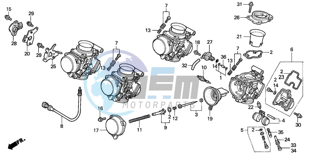 CARBURETOR (COMPONENT PARTS)