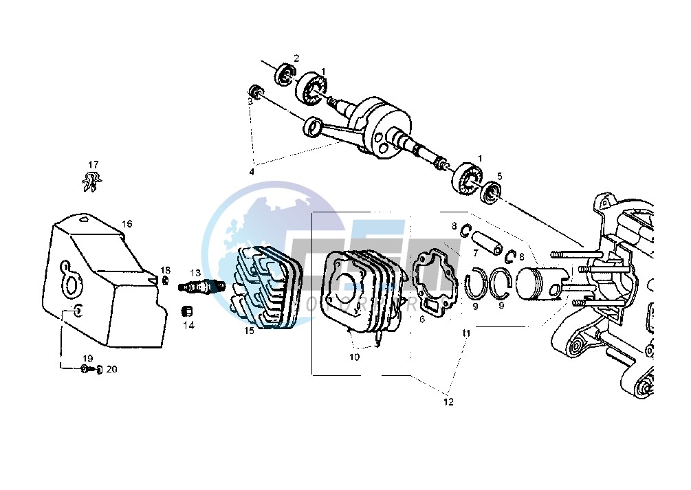 CRANKSHAFT-CYLINDER